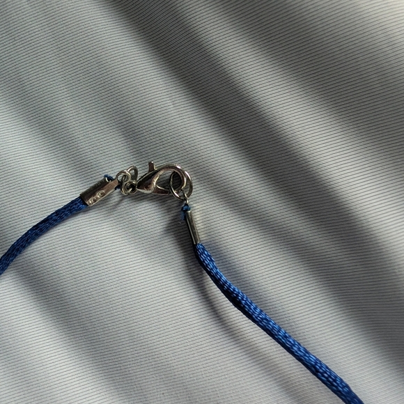 Blue Butterfly Pendant Necklace (New) - Picture 7 of 7